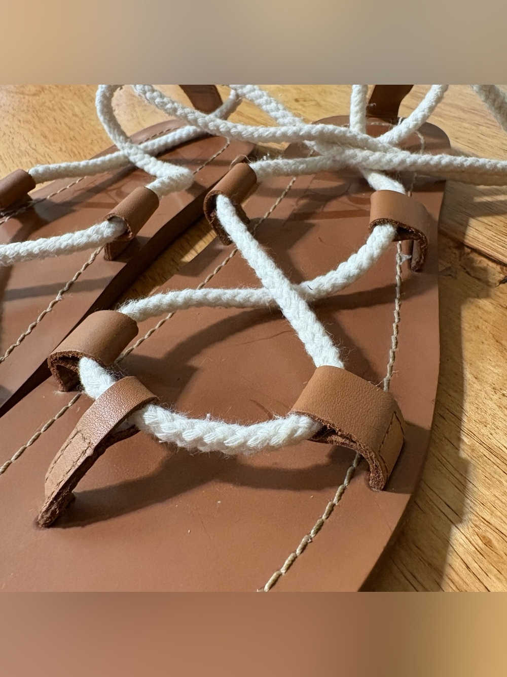 ZARA GLADIATOR SANDALS SIZE 8.5 - Picture 5 of 8
